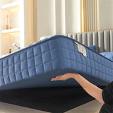 Six Sides All Inclusive Mattress Cover with Zipper Thicken Fitted Sheet Quilted Mattress Protector Pad Couple Customized Size