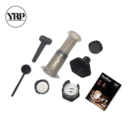 Cafetera de café expreso portátil, prensa francesa, herramientas de barista, cafetera de aire, cafetera de goteo, filtros de papel de 64 mm, 350 unidades 