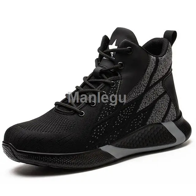 Work Boots Steel Toe Safety Shoes Men Women Work Shoes Sneakers Lightweight  Anti-Puncture Safety Shoes Men Indestructible Boots