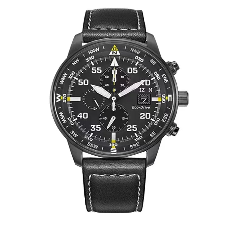 Citizen Fashion Men Stainless Steel Watch Luxury Calendar Quartz Wrist Watch Business Watches for Man Clock Montre Homme