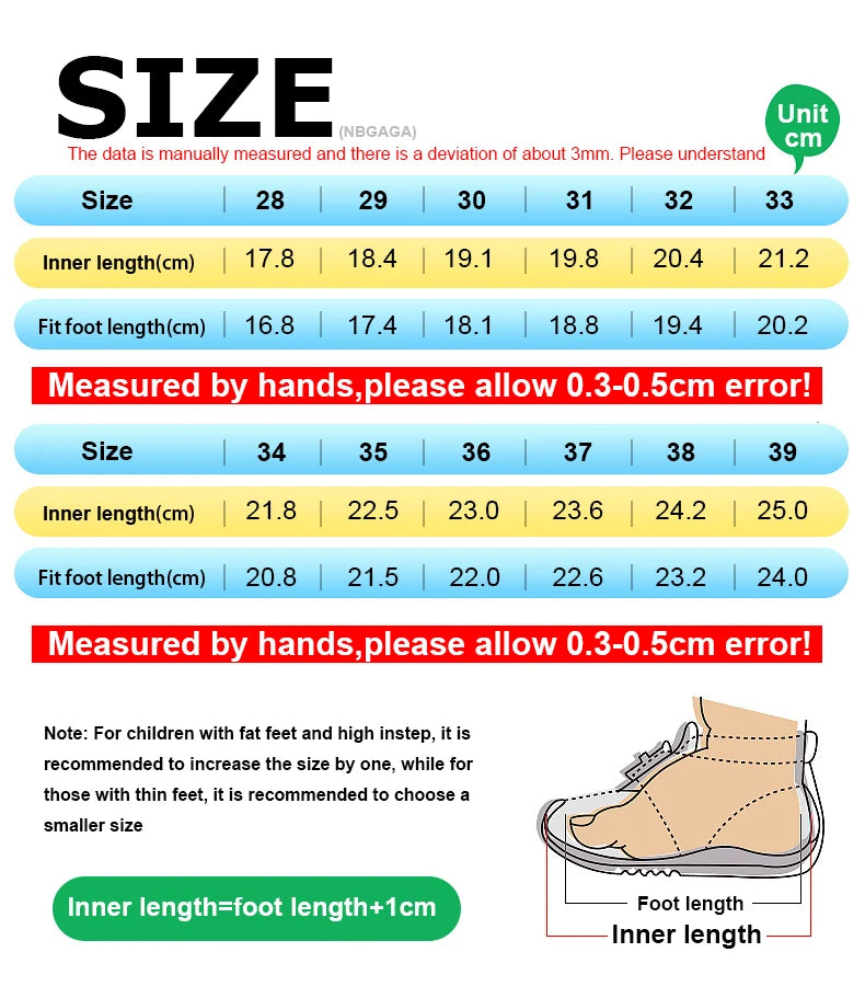 Children's Fashion Sports Shoes Breathable Student Black School Walking Shoes Anti-skid Boys & Girls Casual Running Sneaker