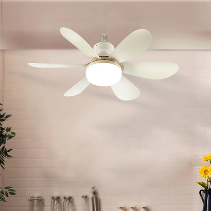 E26 E27 Base Home-use LED Ceiling Fan Light Wireless Remote Smart Fan Light 42cm 52cm Ceiling Fan for Room Office Study Kitchen