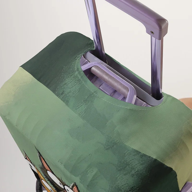 Cat pattern luggage protection cover, suitable for 18-32 inch luggage covers, luggage handle gloves, travel accessories