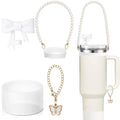 Stanley Cup Handle Cup Straw Bow Lid Water Bottle Boot Charm Chain Accessories 3pcs 10mm 1pc 