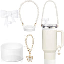 Stanley Cup Handle Cup Straw Bow Lid Water Bottle Boot Charm Chain Accessories 3pcs 10mm 1pc 