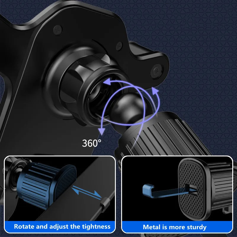 Universal Car Phone Holder Gravity Mobile Stand GPS Support Auto Air Vent Mount for IPhone 14 13 12 11 Pro Max Xr Xiaomi Samsung