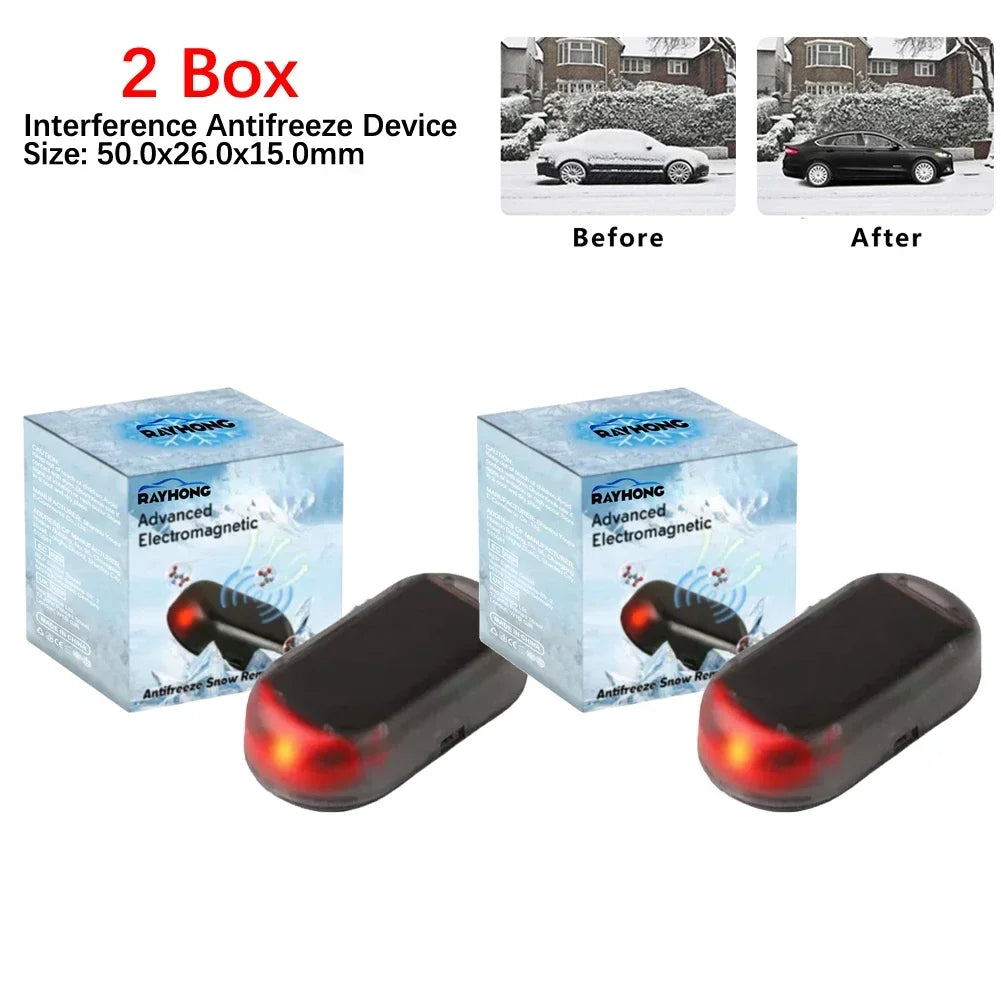 Solar Antifreeze Electromagnetic Molecular Windshield Car Snow Removal Instrument Window Glass Defogging &amp; Defrosting &amp; Deicing