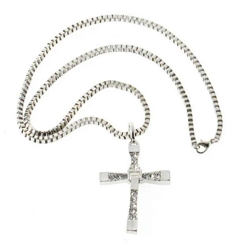 Fast and Furious 6 7 hard gas actor Dominic Toretto / cross necklace pendant,gift for your boyfriend