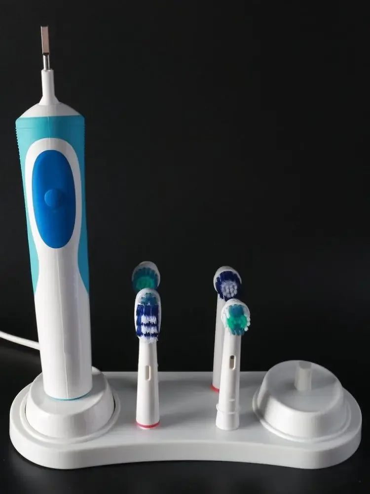 1Pc Oral B Electric Toothbrush Holder Bracket Bathroom Stand Base Support with Charger Hole for Tooth Brush Heads