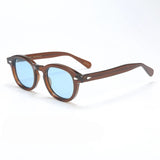 Polarized Sunglasses for Men and Women, UV400 Johnny Depp Lemtosh Style, Retro Acetate Frame, Eyeglasses Eyewear for Men