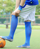 White Black Stripes Football Soccer Socks For Men Teenages Kids Boys Over the Calf Baseball Rugby Athletic Socks Women Girls