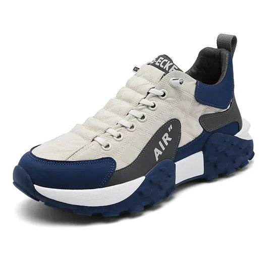Zapatillas de plataforma para hombre, zapatos para correr, 2025, nuevas zapatillas de marca de lujo, informales, vulcanizadas, cómodas, para hombre.