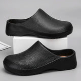 Waterproof Clog Slippers for Men and Women Couples Chef Shoes Comfortable Sandal Pet Workers Outdoor Fishing 