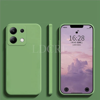 For Xiaomi Redmi Note 13 Case Liquid Silicone Cover Redmi Note 13 Pro Plus Case TPU Protective Phone Case Redmi Note 13 Cover