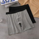 6Pcs Men Panties Cotton Underwear Soft Breathable Boxer Underwear Trendy Simple Hot-Selling Men's Boxer Underwear Fashion Pop