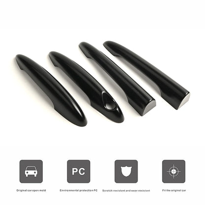 Black For Mini Cooper One D S JCW R55 Clubman 4Doors 2007-2014  Door Handle Covers Stickers Car-Styling Exterior Accessories