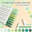 9pcs/Box MIX Color Acrylic Markers Set Kids Gift Art Rock Painting Pens Graffiti For Stone Glass Book Shoes DIY Craft Supplies