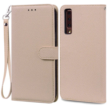 Funda de cuero de lujo con tapa para Samsung Galaxy A7 2018 (SM-A750F)