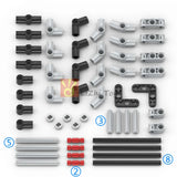 MOC Technical Compatible with Building Blocks Bricks Pin Liftarm Studless Beam Axle Connector Panel Gear Car Mindstorms Toys