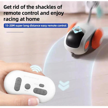 Juguete interactivo inteligente para gatos con gravedad para mascotas, automático, con movimiento y control remoto, para interiores, con forma de pelota, para perros.