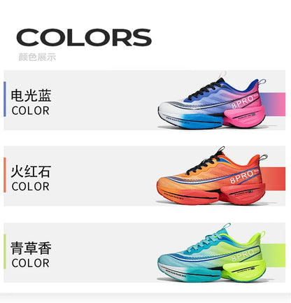 Marathon Air Cushion Men Sports Running Shoes Breathable Lightweight Women's Comfortable Athletic Nonskid Carbon Plate Sneakers