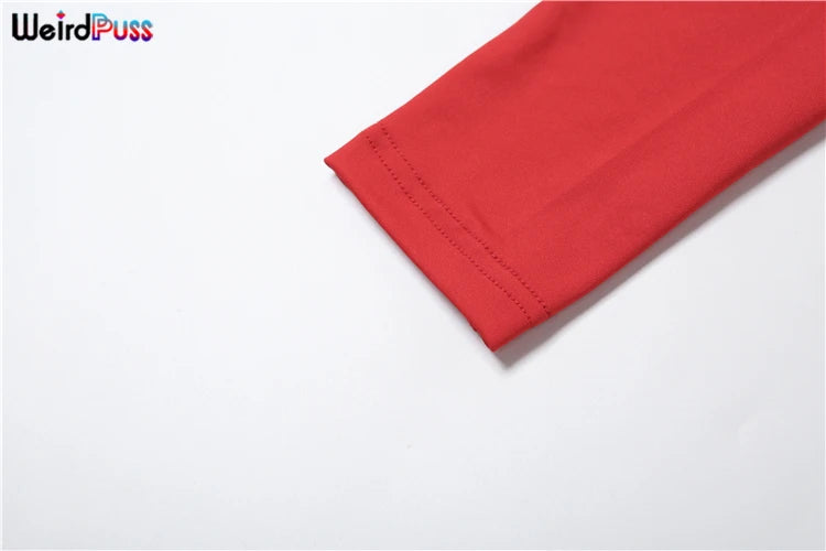 Body sexy de verano para mujer, con escote redondo, manga larga, ajustado, estilo vendaje, estilo club, con escote en V profundo