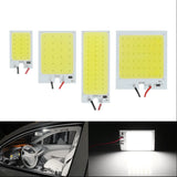 4X T10 C5W Car Led Cob 16/24/36/48SMD White Parking Bulb Auto Interior Wedge Reading Lamp Door Dome Festoon License Plate Light