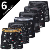 4/5 /10 Pcs Fashionable Men's Long Underwear Casual Boyshort Youth Sports Shorts Comfortable Breathable Stretch Shorts Underwear