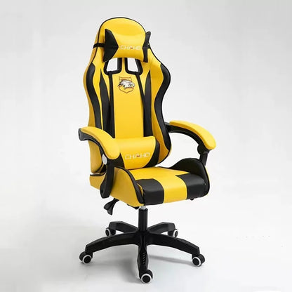 2024 New computer chair Green gaming chair PU leather office swivel chair lift bedroom furniture fashion sillas gamer chair