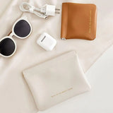 Fashion Simple Lipstick Makeup Bag Portable PU Jewelry Handbag Travel Mini Cosmetic Organizer Pouch for Women Girls