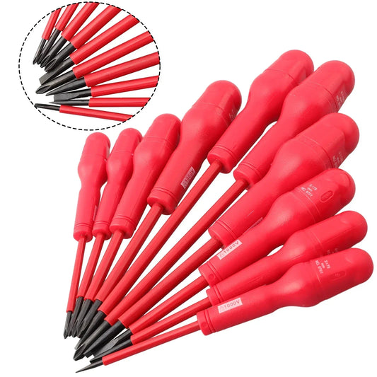 1 Pcs 1000V Insulated Screwdriver Set with Magnetic Slotted Pozidriv Torx Bits Electrician Repair Tools Kit