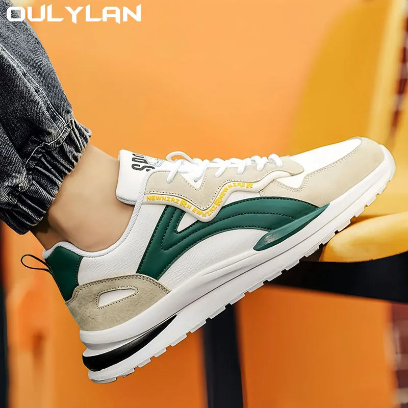 Oulylan Lightweight Running Shoes For Men 2024 Designer Mesh Casual Sneakers Lace-Up Male Outdoor Sports Tennis Shoe