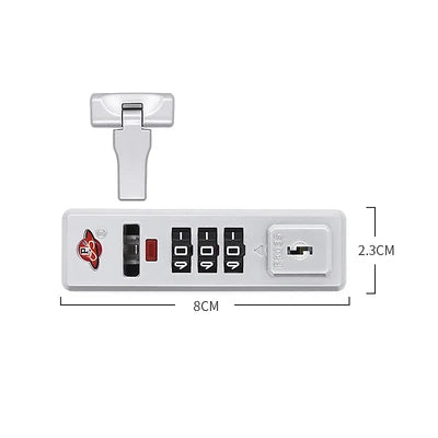 TSA customs lock luggage compartment password lock accessories PKE buckle trolley case accessories buckle luggage bag lock