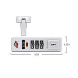 TSA Customs Lock Luggage Compartment Password Lock Accessories PKE Buckle Trolley Case Accessories Buckle Luggage Bag Lock