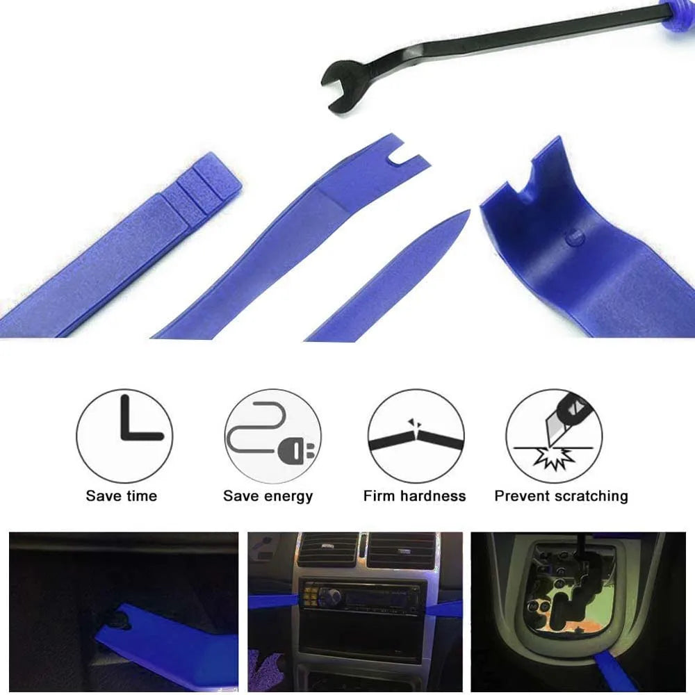 Car Hand Tool Set Car Disassembly Tool Kit Stereo Repair DVD Repair Tool Dashboard Removal Tool Interior Plastic Trim Panel