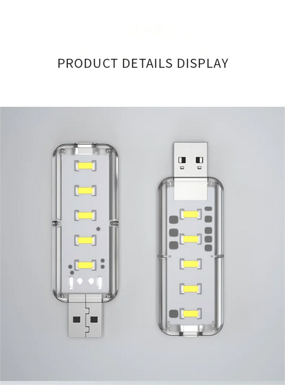 Portable Dimmable Touch Control 10LEDs USB Night Light 5V Bulb for Bedroom Study PC Laptop Mobile Power Bank Plug in Lighting
