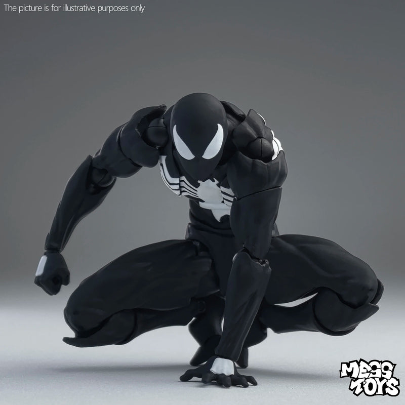 Mess Toys Spiderman Action Figure Black Neighbor Symbiote Spider Man Figures Ct Toys Black Red Spider-Man Figurine Kids Toys