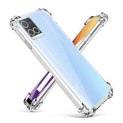 For VIVO Y33s Case 2021 Silicone Soft Shockproof Transparent Cover For Vivo Y33S Clear Phone Cases For vivo Y33s Fundas Coque