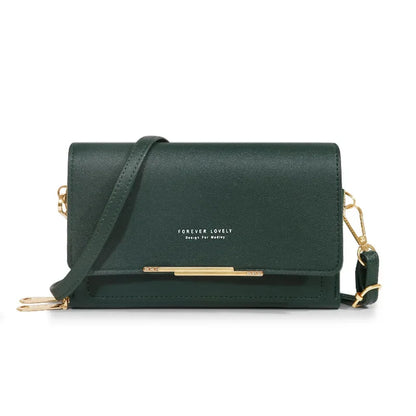 Nuevos bolsos de piel sintética para mujer, multifuncionales, de gran capacidad, tipo bandolera, a la moda, para teléfono