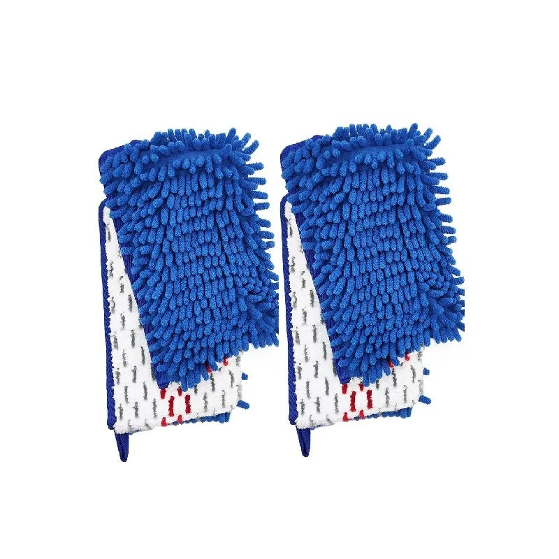 Microfiber Floor Mop Pads, Double-Sided Mop for OCedar/Vileda Steam Spray, Flat Spin Cloth Replacement, Wet and Dry