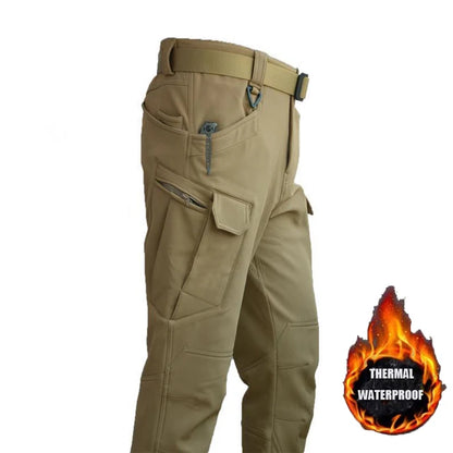 Chaquetas SoftShell de invierno para hombre, pantalones tácticos, para acampar, senderismo, caza, pesca, sudaderas de forro polar, abrigos, tallas S-5XL, pantalones cargo para exteriores.