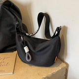 2024 New Fashion Crossbody Bag Simple Wide Shoulder Strap Design Single Shoulder Bag Original Style Commuting Dumpling Women's Bag