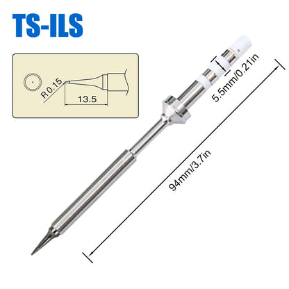 Pine64 TS100 TS101 Soldering Iron Tips Replacement Various Models of Pinecil V2 Electric Soldering Iron Tip TS Series BC2 ILS