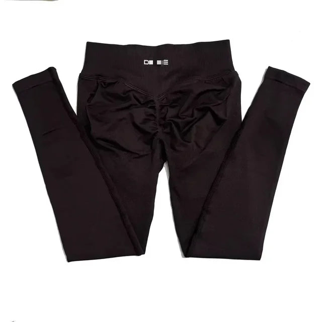 Ignite Logo Leggings Women Seamless Yoga Legging Midrise Waist Gym Tights Scrunch Bum Sports Leggings Stretchy Yoga Pant 