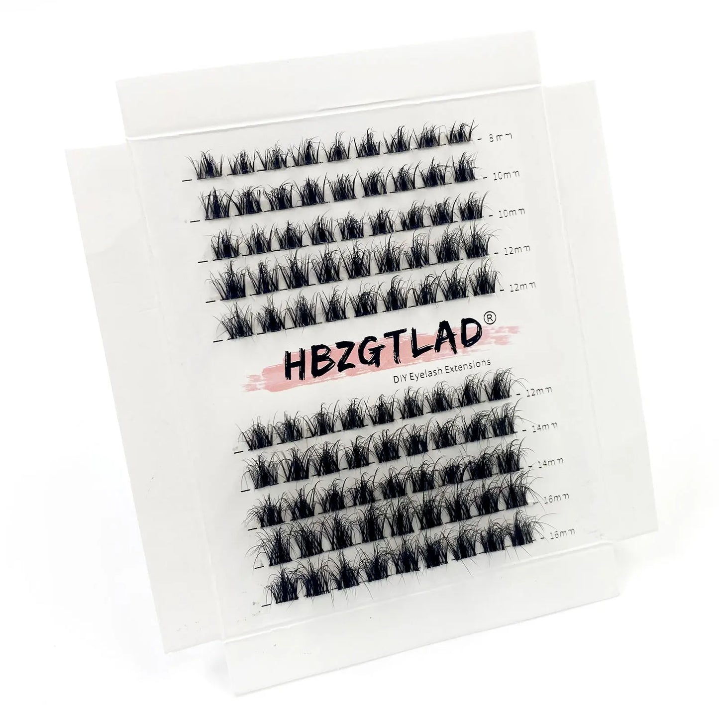 5D DIY Cluster Invisible band Lashes Segmented Bundle Thick Eyelashes Extension Russian Volume Individual False Lashes Cilios
