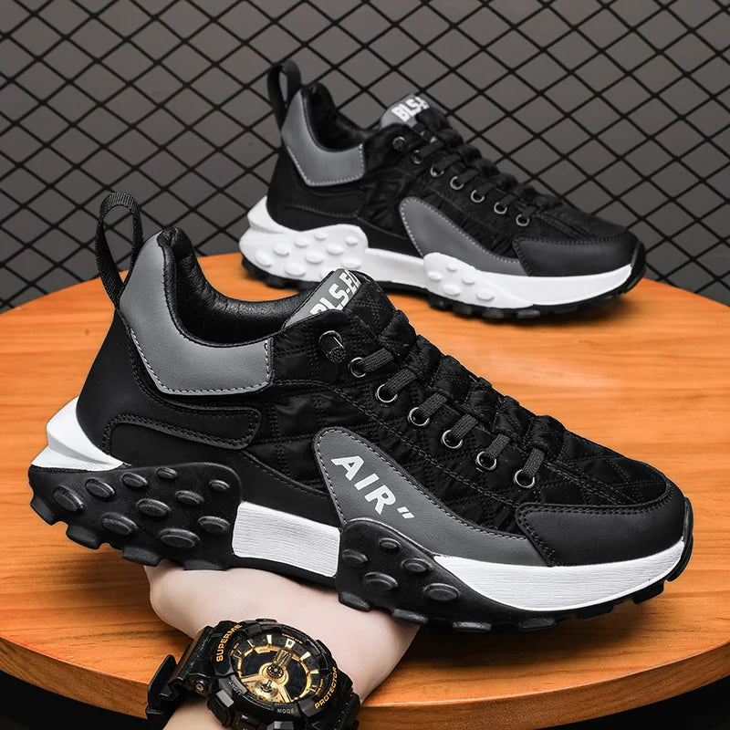 Men Sneakers Platform Men Shoes 2025 New Running Shoes for Men Luxury Brand Casual Vulcanized Shoes Comfortable Tenis Masculino
