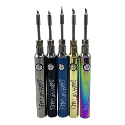 1Pcs 510 Thread BK Welding Heating Pen Repair Tools Brass Knuckles Preheat VV 900mAh Battery Electric Soldering Iron Pen