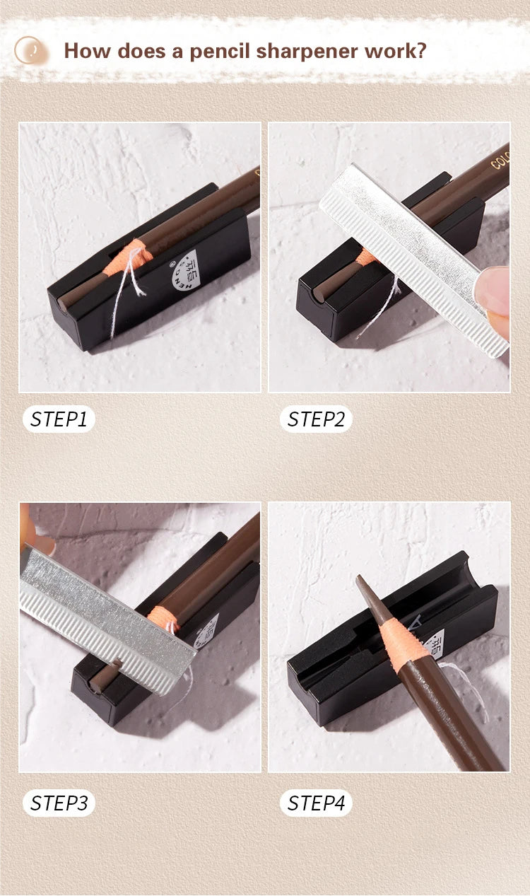 Waterproof Art Tint Makeup Eye Brow Pen 5pcs Professional Microblading Pencil Eyebrow Tattoo Tint Enhancers Cosmetic Wholesale