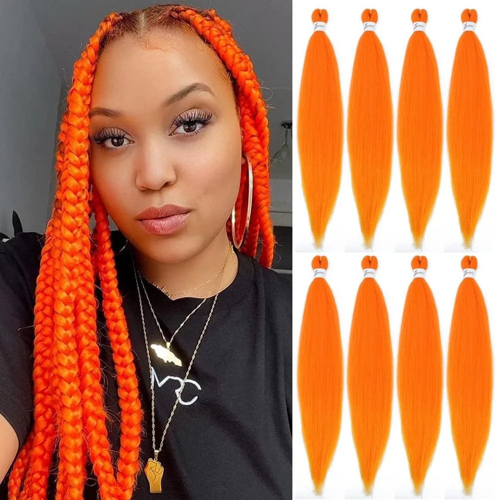 Trança de cabelo pré esticado extensões de trança sintética trança jumbo para paixão senegalesa caixa de torção trança pacotes de cabelo soku