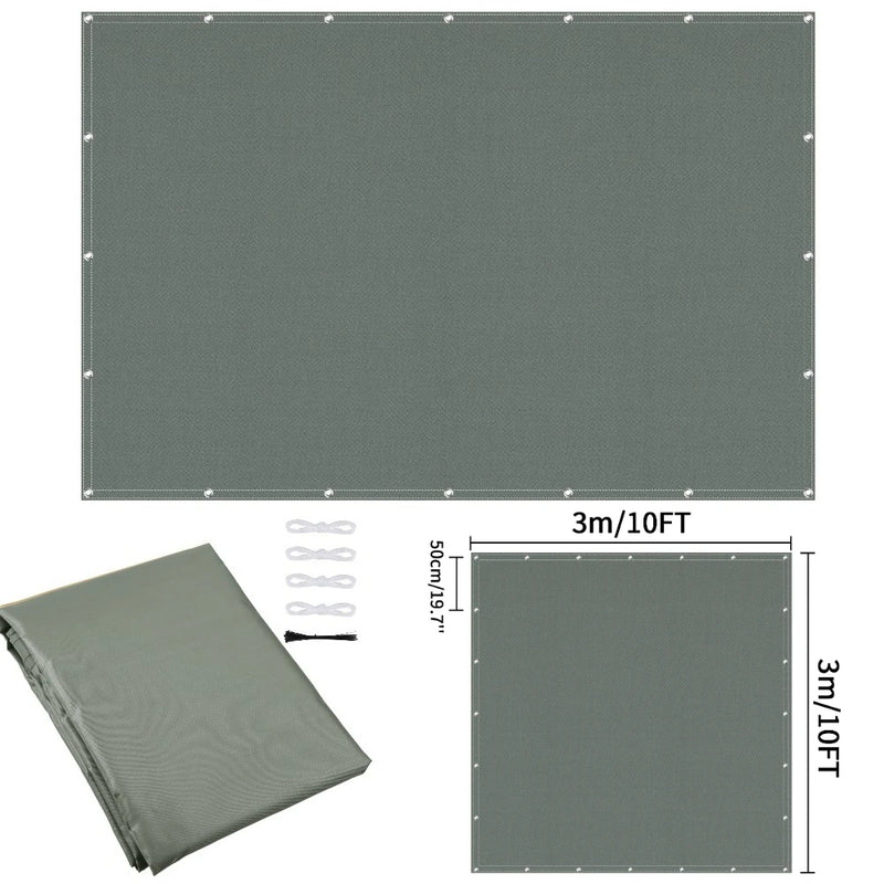 Waterproof Privacy Fence Screen Fence Covering Privacy with Grommets UV Protection Fencing Shade Cover for Outdoor Yard Backyard